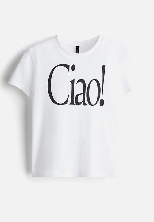 H&M - Printed t-shirt - white,multi