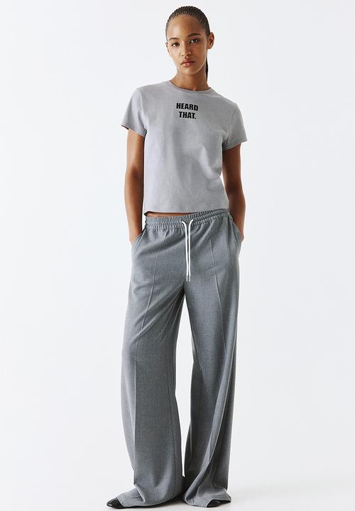 H&M - Printed t-shirt - grey,multi
