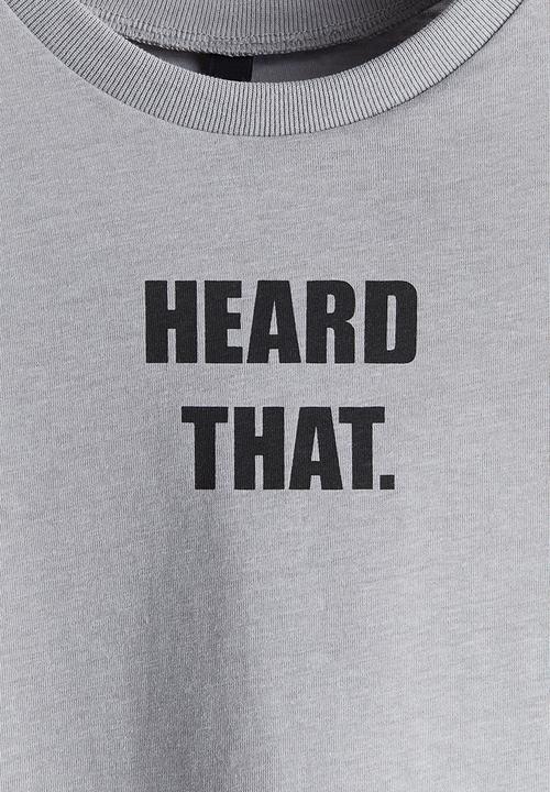 H&M - Printed t-shirt - grey,multi