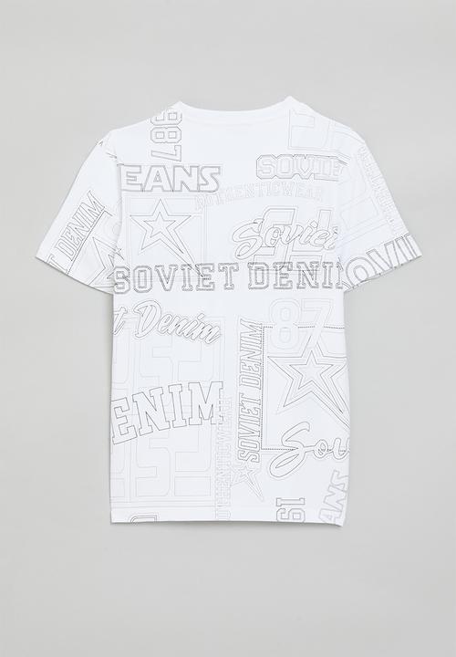 SOVIET - Boys fashion T-shirt - white
