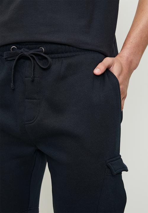 Brave Soul - Cargo Knit Shorts  - Navy