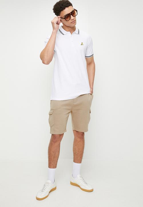 Brave Soul - Cargo Knit Shorts - Stone