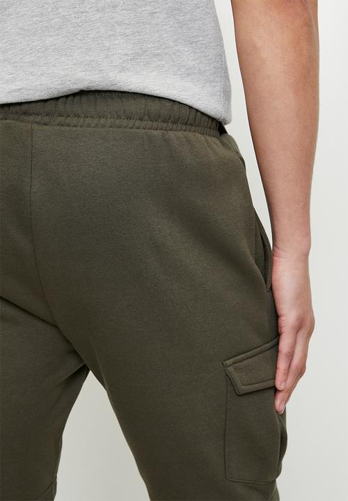 Brave Soul - Cargo Knit Shorts  - Khaki