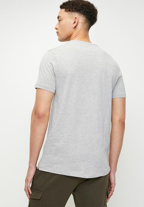 Brave Soul - Polo T-Shirts - Light Grey Marl