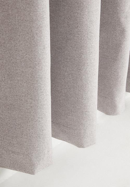 Sixth Floor - Avalon 100% Blockout Eyelet - Natural/Grey