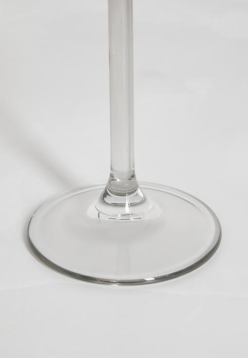 Excellent Houseware - Smoke champagne glass set of 2 - grey