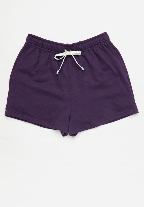 Pop Candy -  2 Pack sweatshort - cerise/purple