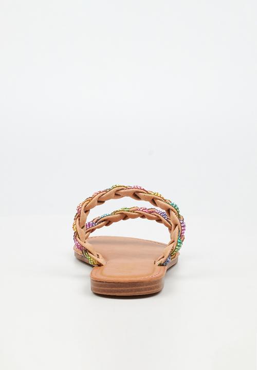 Miss Black - Basil 4 braided sandal - multi