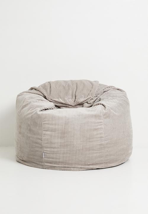 Sixth Floor - Bella large bean bag - silver