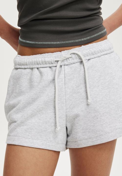 Cotton On - Fleece sweatshort - soft grey marle