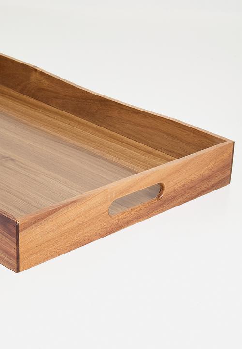 Excellent Houseware - Acacia drinks tray - natural