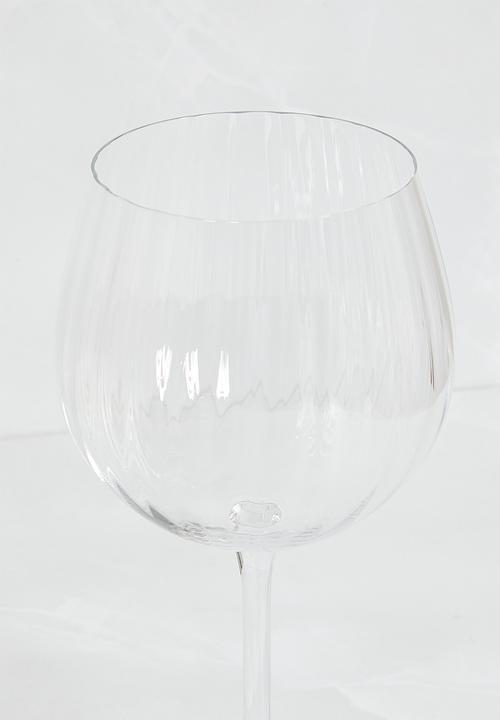 Excellent Houseware - Crystaline gin glass set of 4 - Clear