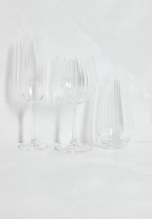 Excellent Houseware - Crystaline gin glass set of 4 - Clear