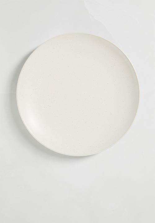 Excellent Houseware - Billy dinner plate set of 4 - white