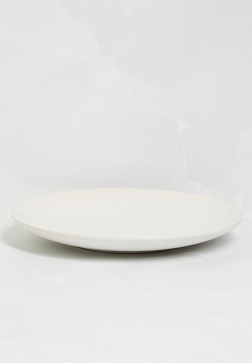 Excellent Houseware - Billy dinner plate set of 4 - white
