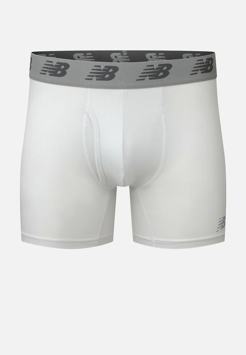 New Balance  - Premium 6In Boxer Briefs 3Pk - Charcoal