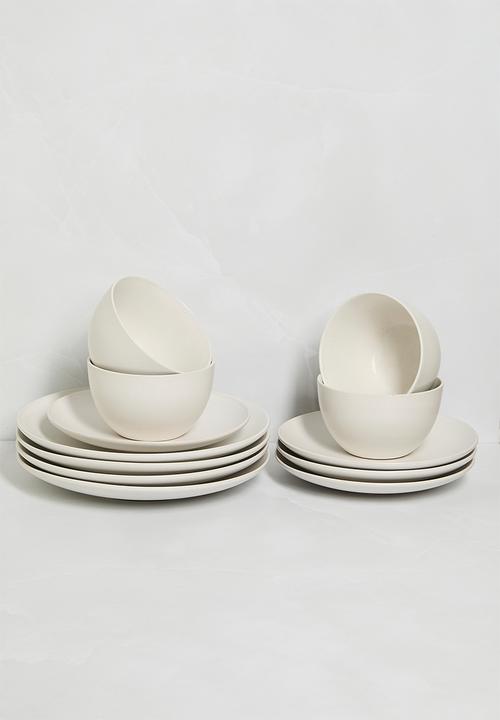 Excellent Houseware - Billy bowl set of 4 - white
