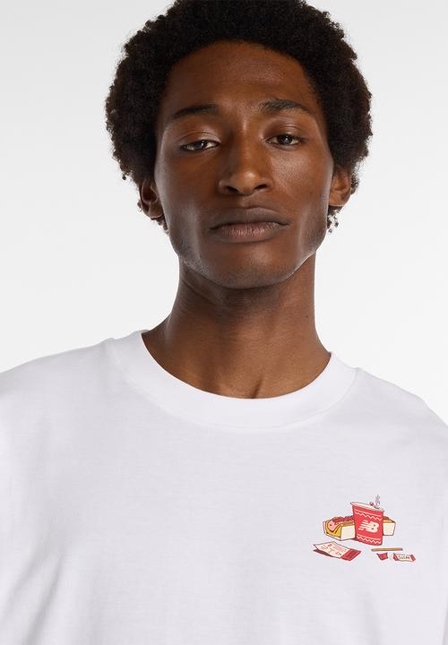 New Balance  - New Balance Spectator Tee - White
