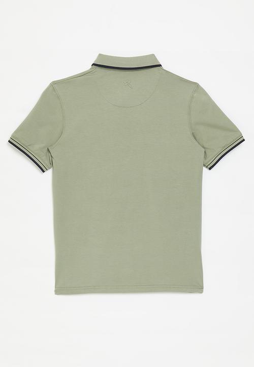SOVIET - Boys fashion golfer - light sage