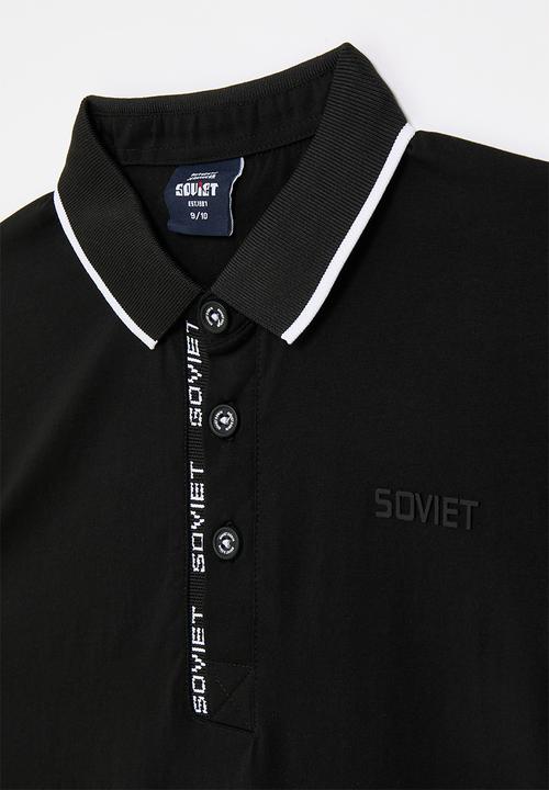 SOVIET - Boys fashion golfer - black
