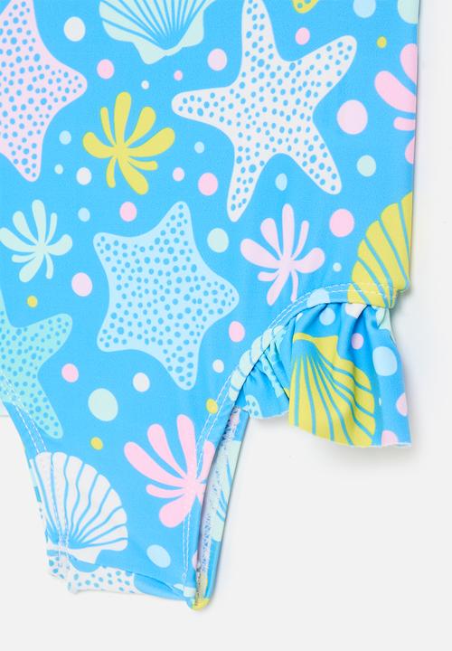 Pop Candy - Printed one piece swimsuit - blue