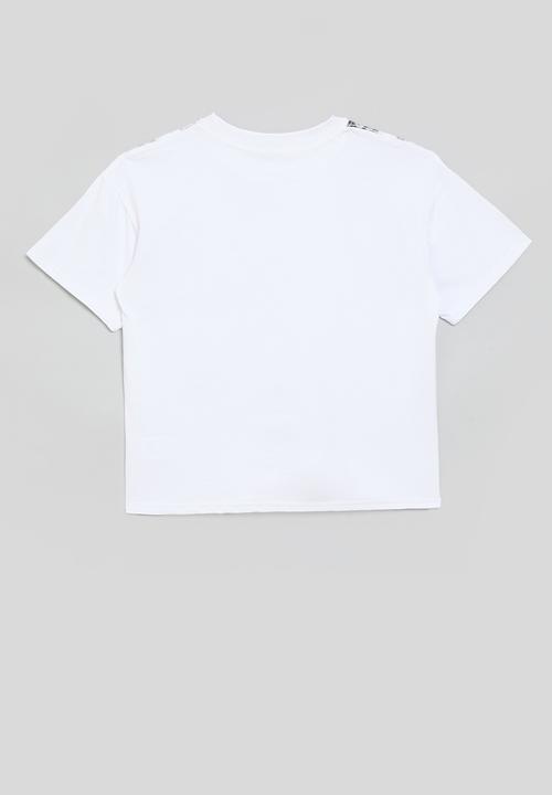 Pop Candy - Abstract print tee - white/black