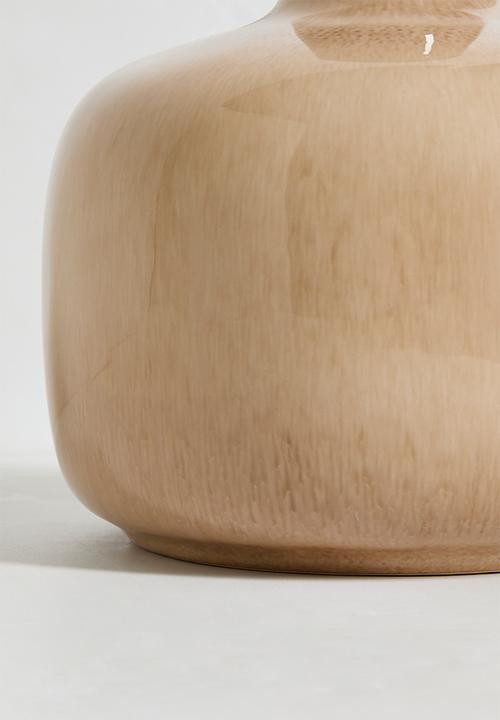 H&S - Ceramic Vase - Taupe