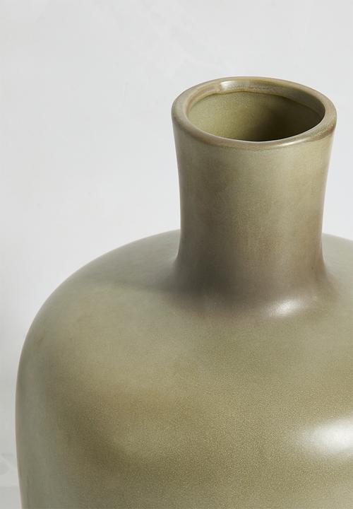 H&S - Ceramic Vase - Green