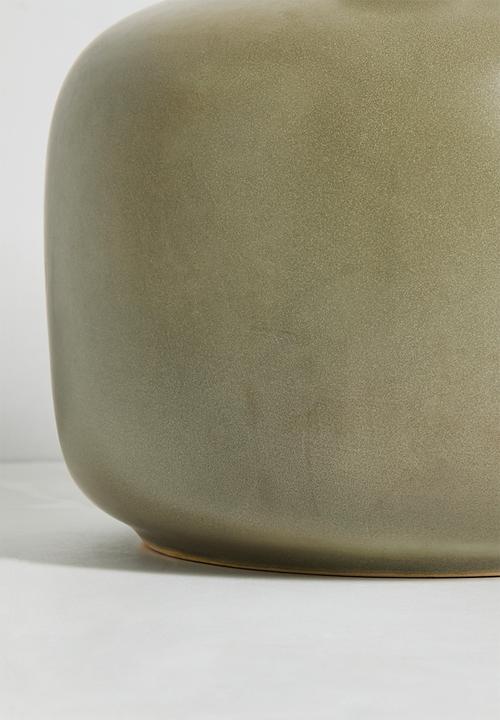 H&S - Ceramic Vase - Green