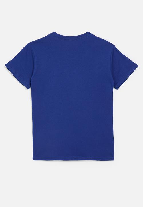Pop Candy - Nasa logo tee - royal blue/white