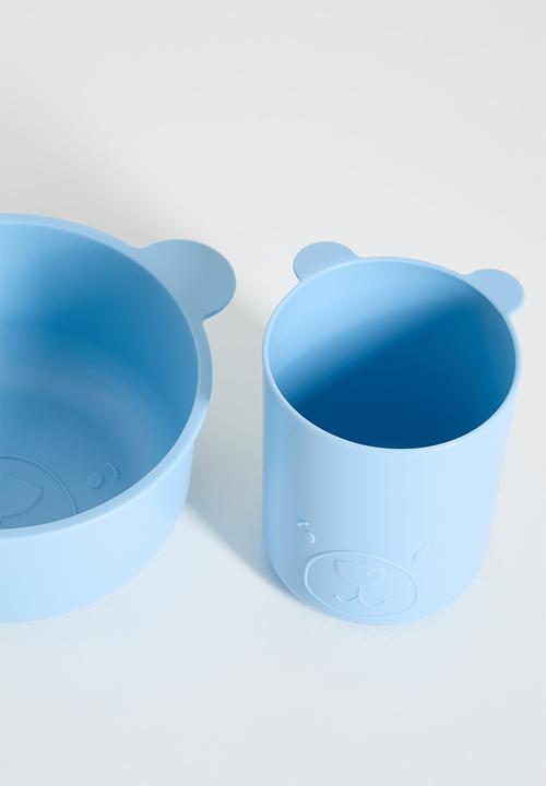 H&S - Bear dinnerware set - blue