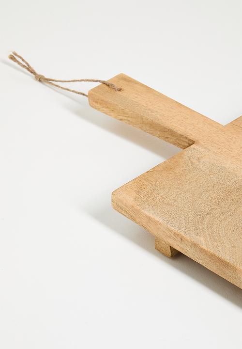 Excellent Houseware - Family size serving board - natural