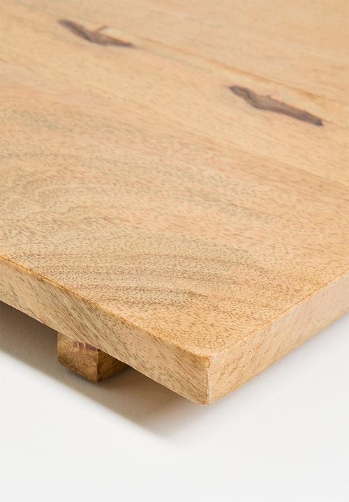Excellent Houseware - Family size serving board - natural