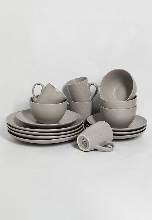 Excellent Houseware - Billy side plate set of 4 - grey