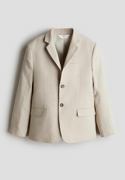 H&M - Linen-blend jacket - beige