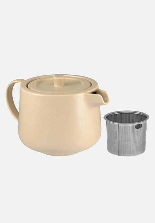 Maxwell & Williams - Café LifeTeapot with Infuser 1L - Sand