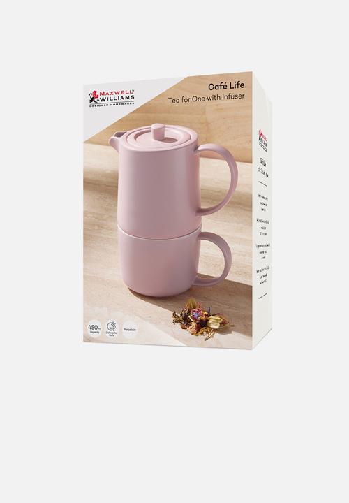Maxwell & Williams - Café Life T4One with Infuser 450ml - Rose