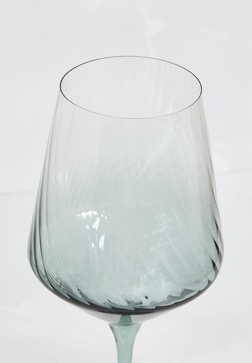 Excellent Houseware - Ombre wine glass set of 2 - Green