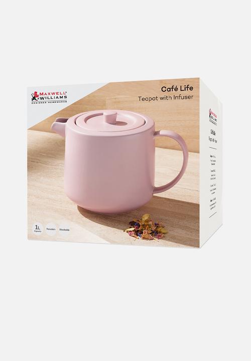 Maxwell & Williams - Café LifeTeapot with Infuser 1L - Rose