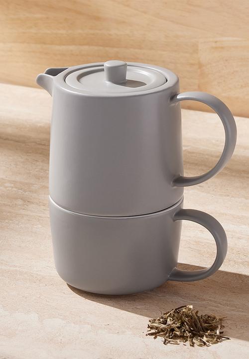 Maxwell & Williams - Café Life T4One with Infuser 450ml - Grey
