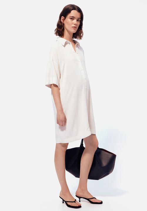 Mama before & after shirt dress - cream - 1255747002