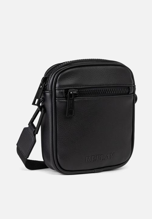 Replay - Hammered Pu Bag - Black