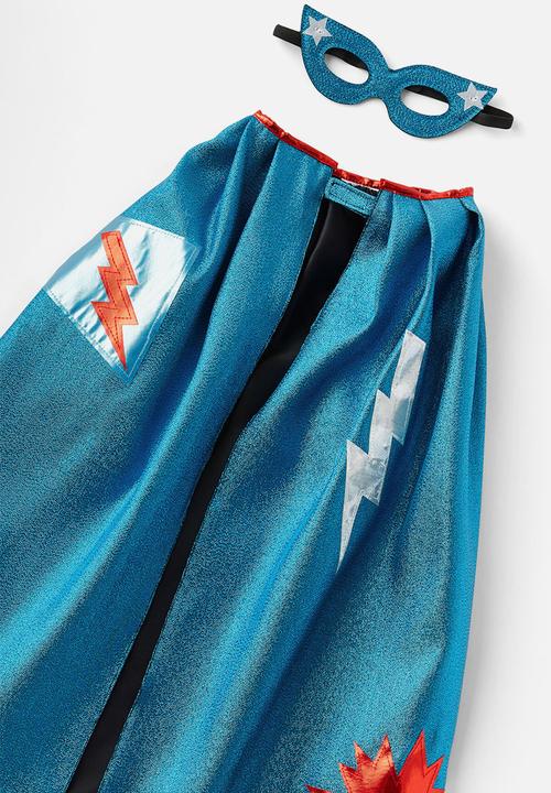 Cotton On - Kids dress up set - harbour blue/varsity red superhero