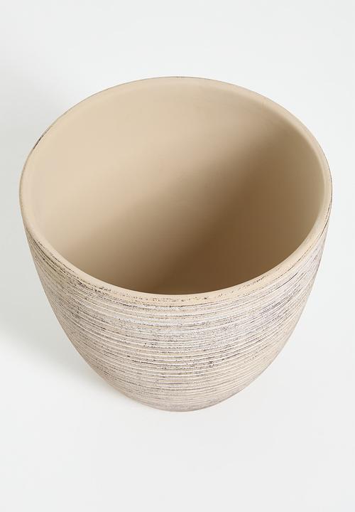H&S - Pluto planter set of 3 - natural