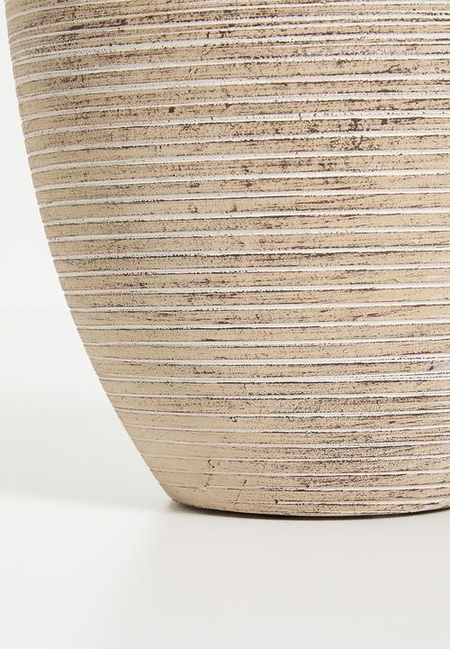 H&S - Pluto planter set of 3 - natural