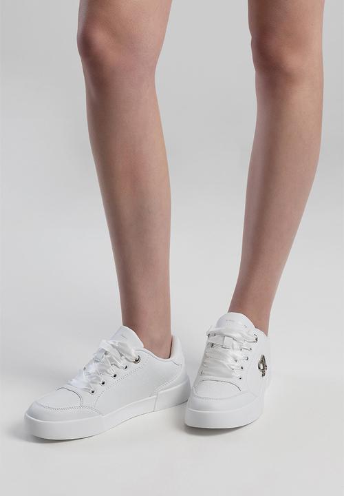 SISSY BOY - Make raise embossed sneaker - white