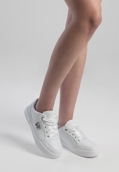 SISSY BOY - Make raise embossed sneaker - white
