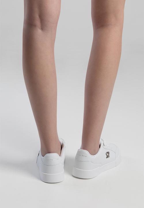 SISSY BOY - Make raise embossed sneaker - white