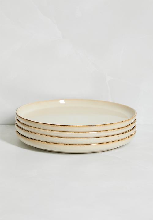 Excellent Houseware - Gleeze 16 piece dinnerware set - natural