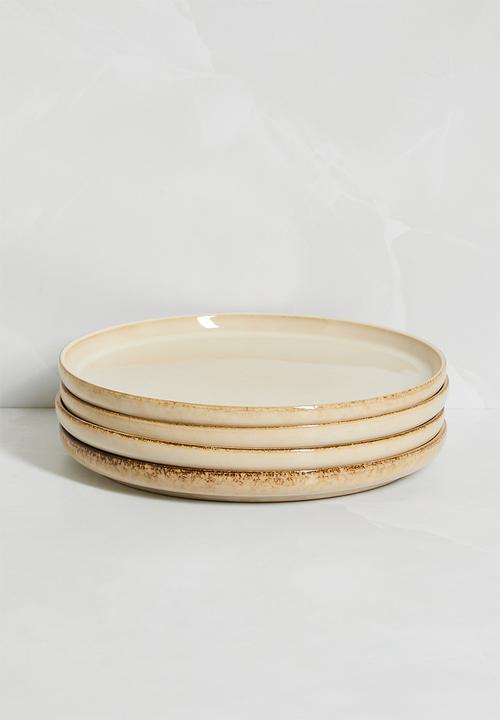 Excellent Houseware - Gleeze 16 piece dinnerware set - natural